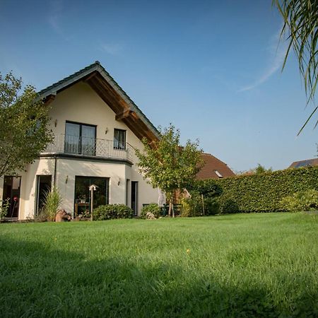 Ferienhaus Mountfrosch Mit Sauna Und Naturpool モンシャウ エクステリア 写真